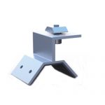 Pince trapézoïdale du support solaire PV